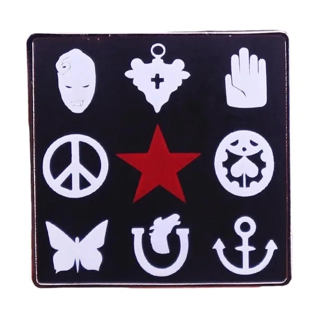 JoJo's Bizarre Adventure Enamel Lapel Pin Collect Badge Cute Children Gift Jewelry Adorn Backpack Hat Collar Brooches