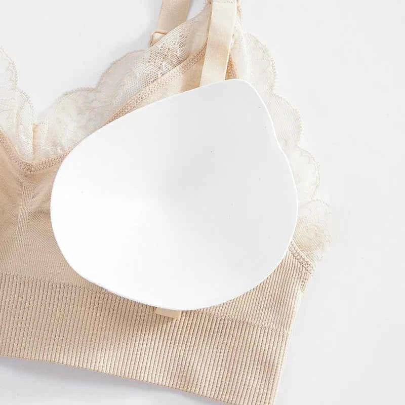 Wireless Front Open Nursing Bra Soft Lace Breathable Seamless Maternity Breastfeeding Bras Maternal Support For Pregnant Women