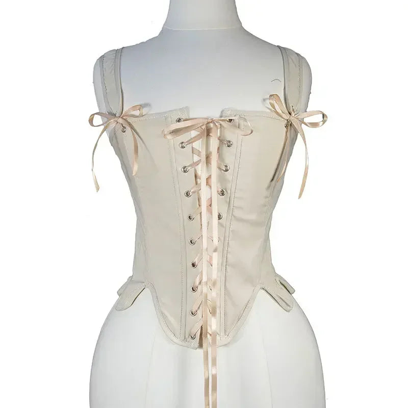 Sexy Lolita Corset Shaper Ladies Slimming Bandage Corsets Underbust Bustier Top Women Lingerie Elegant Streetwear Clothes Blusas SS69