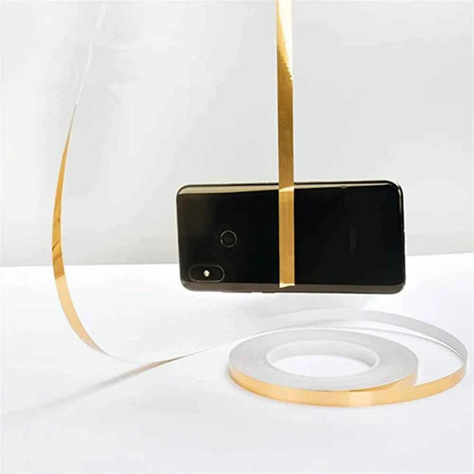 New 50M Gold Black Self-Adhesive Tile Stickers Tape Floor Waterproof Wall Gap Sealing Strip Tile Beauty Seam Sticker Home Decor