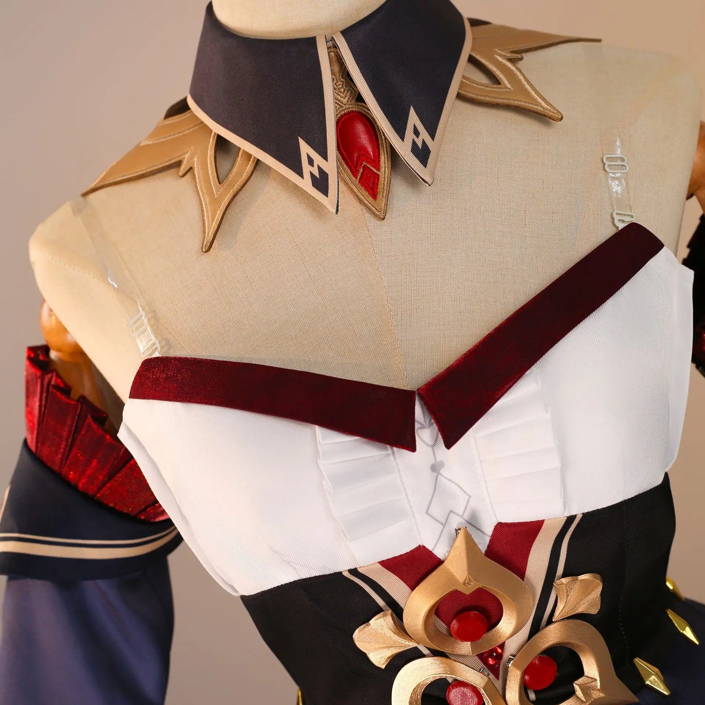 Genshin Impact Sandrone Cosplay Costume Wig Marionette Dress Uniform Eleven Fatui Harbingers Halloween Party Women Girls Props