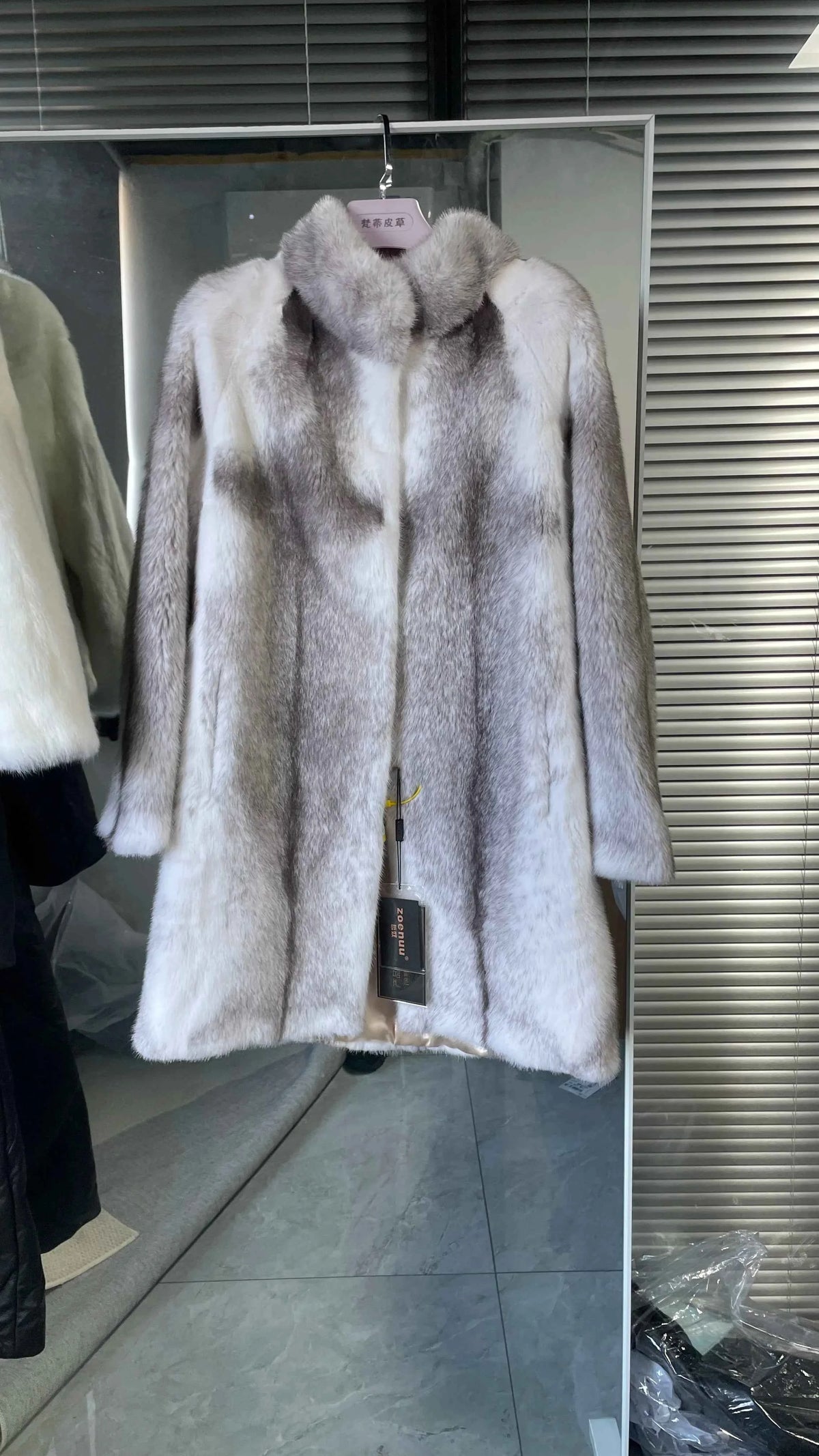 KMETRAM 100% Cross Mink Fur Jacket Woman Mid Length Real Fur Coat Winter Women Clothing Furry Jackets 2025 шуба женская