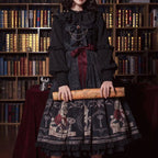 Vintage Lolita Jk Dress Women Black Gothic Bow Ruffles Party Camis Dress Japanese Kawaii Vacation Victorian Sleeveless Vestidos SS69