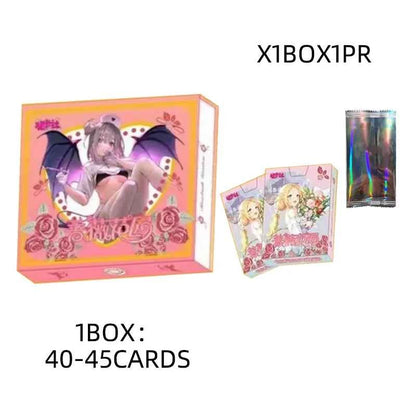 Goddess Story Collection Cards Board Playing Games Carts Paper Kids Toys Anime Gift Table Christmas Brinquedo