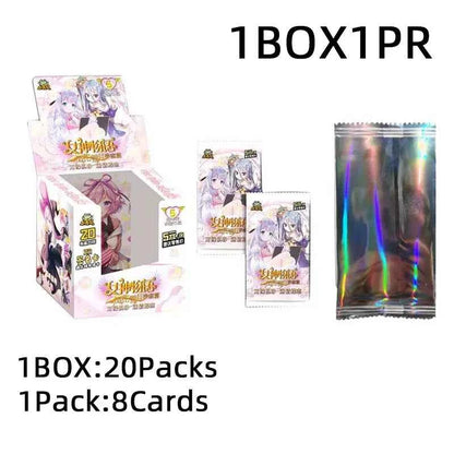 Goddess Story Collection Cards Board Playing Games Carts Paper Kids Toys Anime Gift Table Christmas Brinquedo