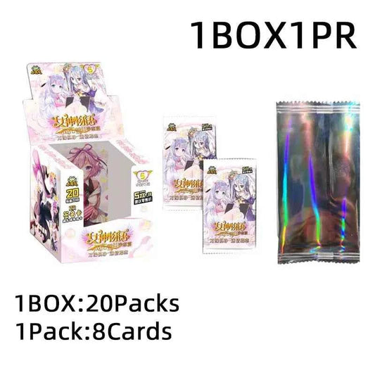 Goddess Story Collection Cards Board Playing Games Carts Paper Kids Toys Anime Gift Table Christmas Brinquedo