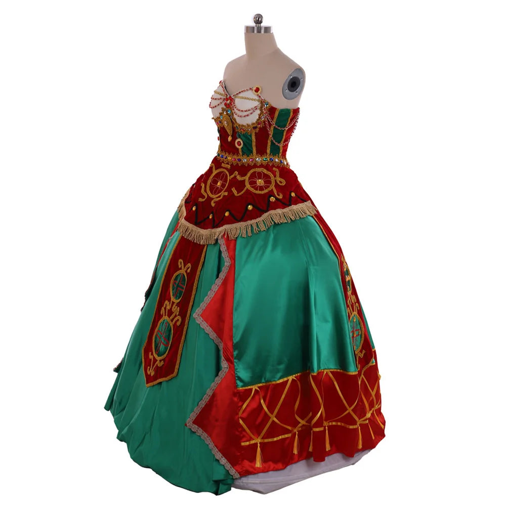 The Phantom Of The Opera Christine Daae Cosplay Costume Sexy Off-Shoulder  Dresses Stage Performance Ball Gown