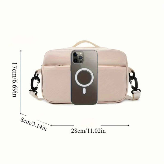 3PCS nylon travel bag set, large-capacity fashionable luggage bag, sports and fitness bag crossbody bag, suitable for daily use