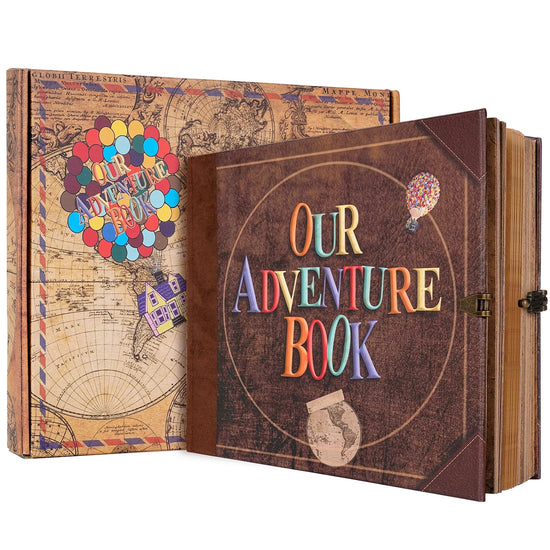 Our Adventure Book 146 Page DIY Handmade Photo Album Scrapbook Retro Kraft Album Anniversary Wedding Memory Mother's Day Gift SS69 25.69 Word / france