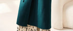 SENTUBILA Women's 100% Wool Long Wrap Coat with Belted Waist