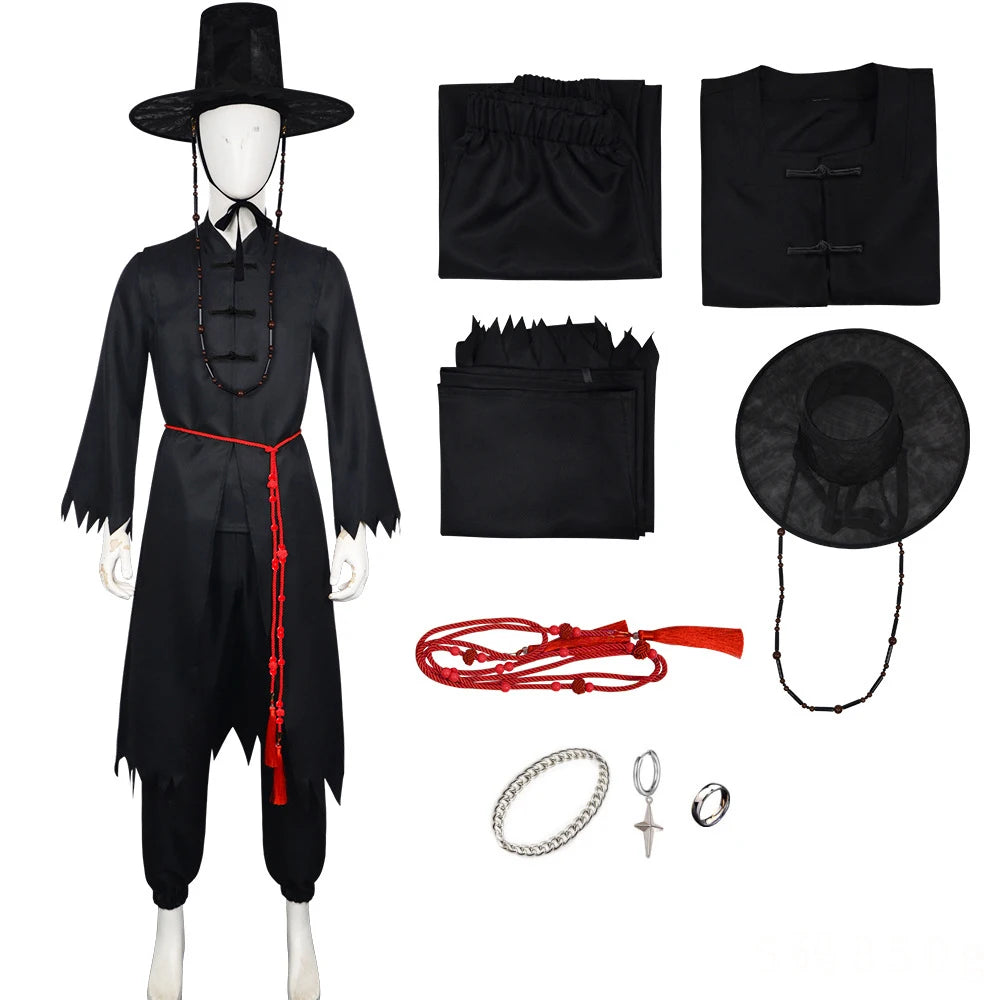 Anime Monster Hunt Cosplay Costume Set - Polyester Jacket & Pants