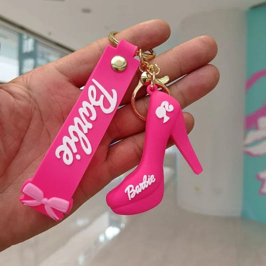 New MINISO Barbie Keychains for Backpack Pendant Bag Ornament Accessories Anime Kawaii Cute Creative Girls Gifts Wholesale SS69