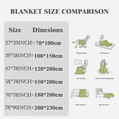 1pc Jacquard Sherpa Weighted Blanket 10lbs for Adults- Soft, Warm, and Thickened Calm Blanket for Ultimate Comfort