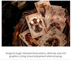 2 boxes/set Creative Retro Playing Cards Retro Castle Girl Blue Core Paper Material Strong and Durable Casual Game Tools
