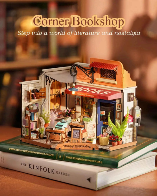 Robotime Rolife Becka's Baking House 3D Puzzle DIY Miniature Dollhouse Kit Amazing Gift for Children DG161
