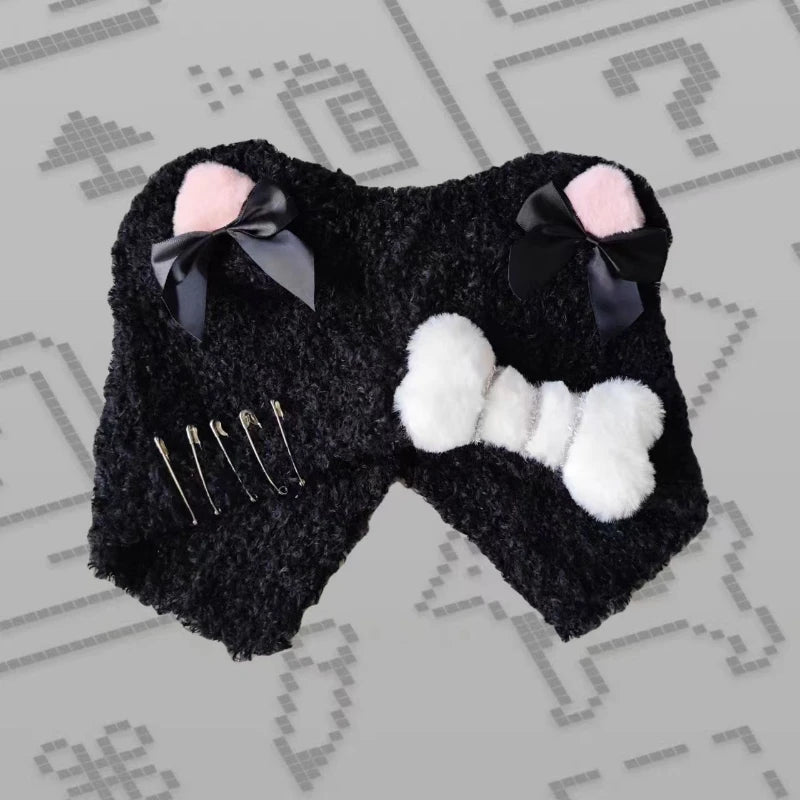 Autumn Winter Grunge Casual Warm Angel's Wings Hats Y2k Aesthetic Knitted Bears Ears Hat Kawaii Lolita Harajuku Caps Fashion SS69