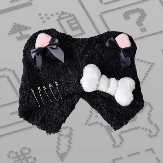 Autumn Winter Grunge Casual Warm Angel's Wings Hats Y2k Aesthetic Knitted Bears Ears Hat Kawaii Lolita Harajuku Caps Fashion SS69