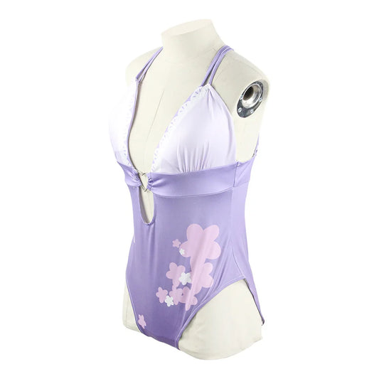 Genshin Impact Cosplay Swimsuit Miss Hina Lisa Hutao Raiden Shogun Sexy Bikini Women Anime Cosplay Costume