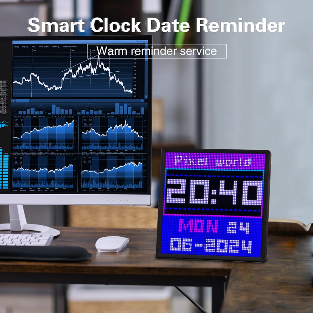Smart LED Pixel Matrix Display 64x64 RGB App Control