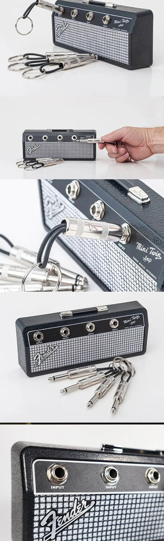 Music Key Storage Frame Fender Guitar Wall Mount Key Ring Holder Vintage Vintage Amp Key Ring Holder Home Decoration Gift 2.0 SS69