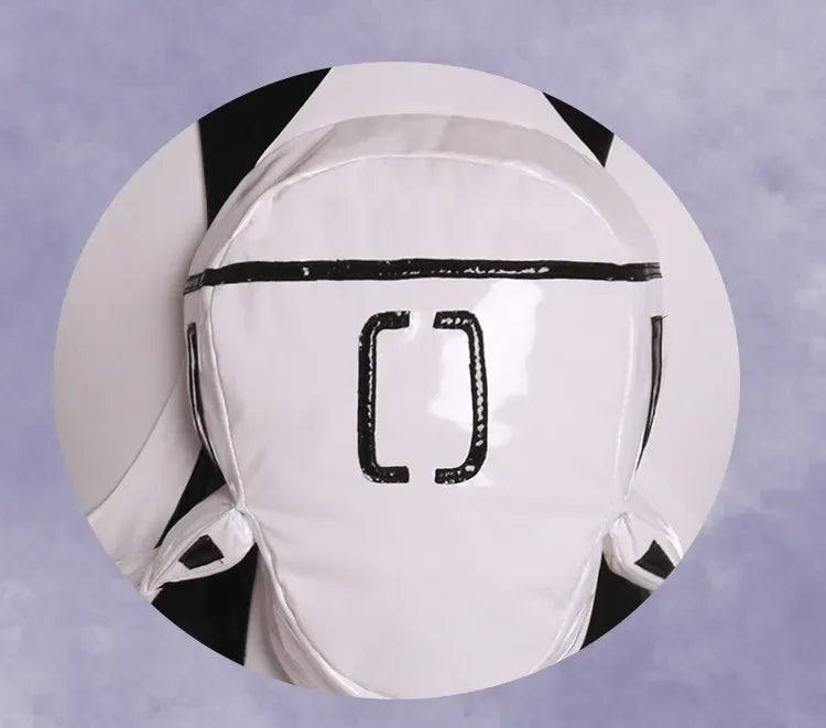 Ayanami Rei Anime Cosplay Costume Set with Shoulder Armor and Wig