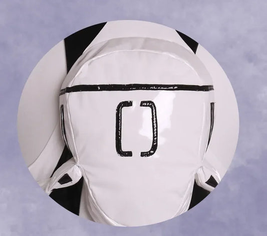 Ayanami Rei Anime Cosplay Costume Set with Shoulder Armor and Wig