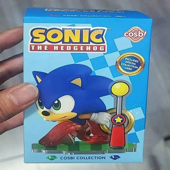 In Stock Original Hottoys Cosbi Sega Action Figure Sonic Hedgehod Anime Figures Children Toys Ornament Birthday Gift