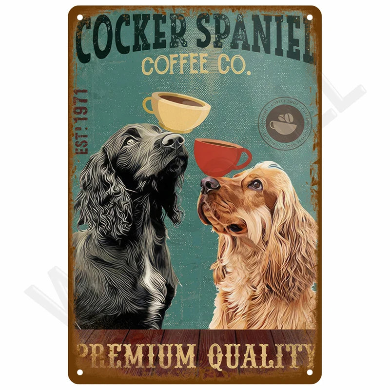 Vintage Metal Tin Sign 20x30cm Retro Wall Art for Home Bar