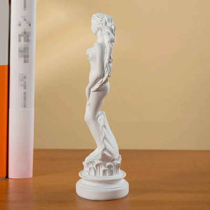 Art Crafts Greek Goddess Aphrodite Figurine Home Room Office Classical Mythology Statue Venus Sexy Woman Sculpture Resin Gift