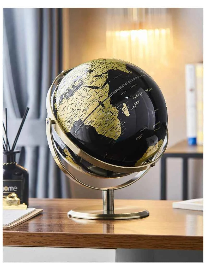 Home Decor Accessories Retro World Globe Modern Learning World Map Globe Kids Study Desk Decor Globe Geography Kids Education