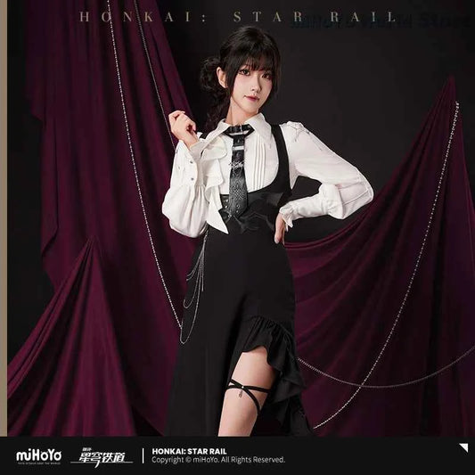 Kafka Dress MiHoYo Official Original Honkai Star Rail Kafka Theme Impression Series Skirt Doujin Cosplay Black Dress Gifts