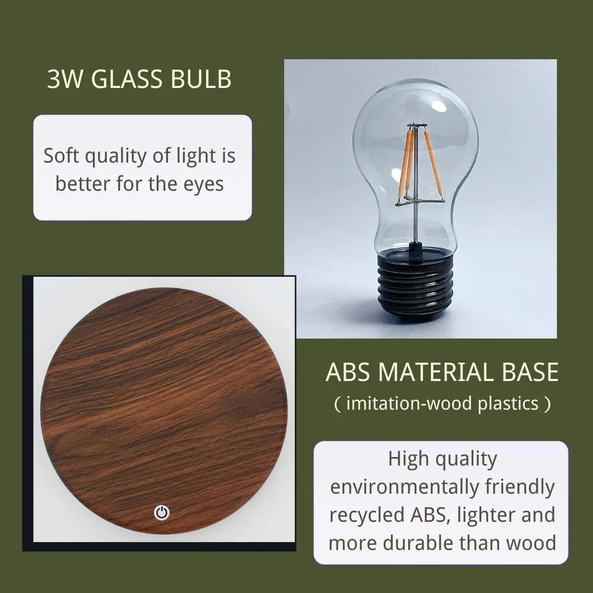 Aiopp Magnetic Levitation LED Bulb for Ambient Glow