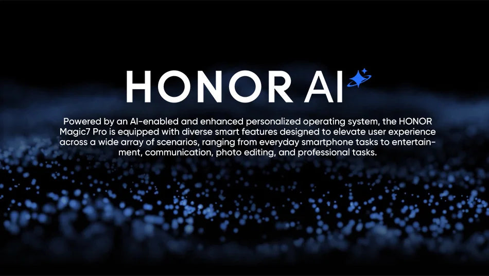 HONOR Magic7 Pro Global Version 5G AI Smartphone Snapdragon 8 Elite 6.8''120Hz OLED Screen 200MP Cameras 100W Charge Magic 7 Pro SS69