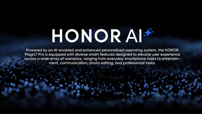 HONOR Magic7 Pro Global Version 5G AI Smartphone Snapdragon 8 Elite 6.8''120Hz OLED Screen 200MP Cameras 100W Charge Magic 7 Pro SS69