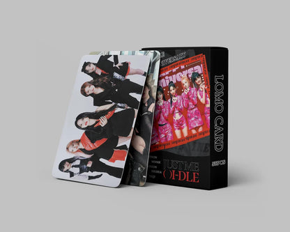 KPOP 55cards/set (G) I-DLE Album Card I FEEL Album GIDLE Ye Shuhua MINNIE Printed Photo Card LOMO Card Gift For Girls Collection SS69