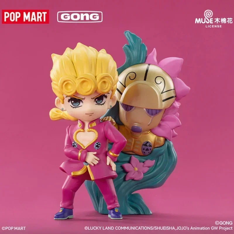POP MART GONG JOJO's Bizarre Adventure Golden Wind Series Trendy Blind Box Toys Mystery Box Mistery Action Figure Surprise Gift