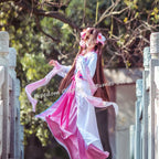 Anime The Apothecary Diaries Lady Lishu Cosplay Costume wig Hanfu Style Dress accessories for Women Halloween party suit