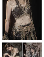 2025 chinese characteristic dunhuang feitian hanfu exotic princess folk dance suit travel photography hanfu clothes+accessories SS69