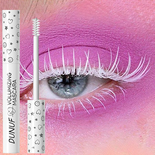 Colorful Curling Mascara Waterproof Fast Drying Eyelashes Extension Multicolor Lashes Makeup Lasting Waterproof White Mascara SS69 7.69 04