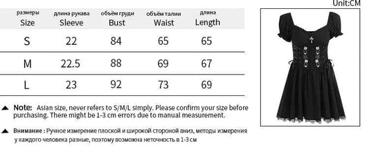 AltGoth Vintage Gothic Princess Dress Women Dark Harajuku Lace Up Cross Corset Dress Streetwear Partywear Lolita Dress Female