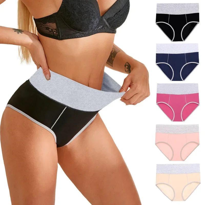 Underwear Women High Waist Woman Panties Cotton Underpants Tighten The Abdomen Panties Women Plus Size XXXXXL Female Underwear SS69