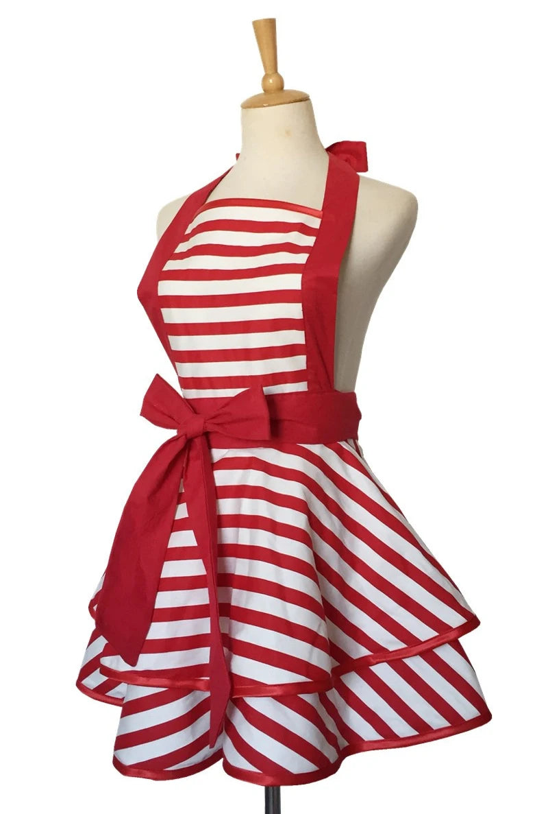 Cotton Princess Waist Apron - Oilproof & Easy Clean