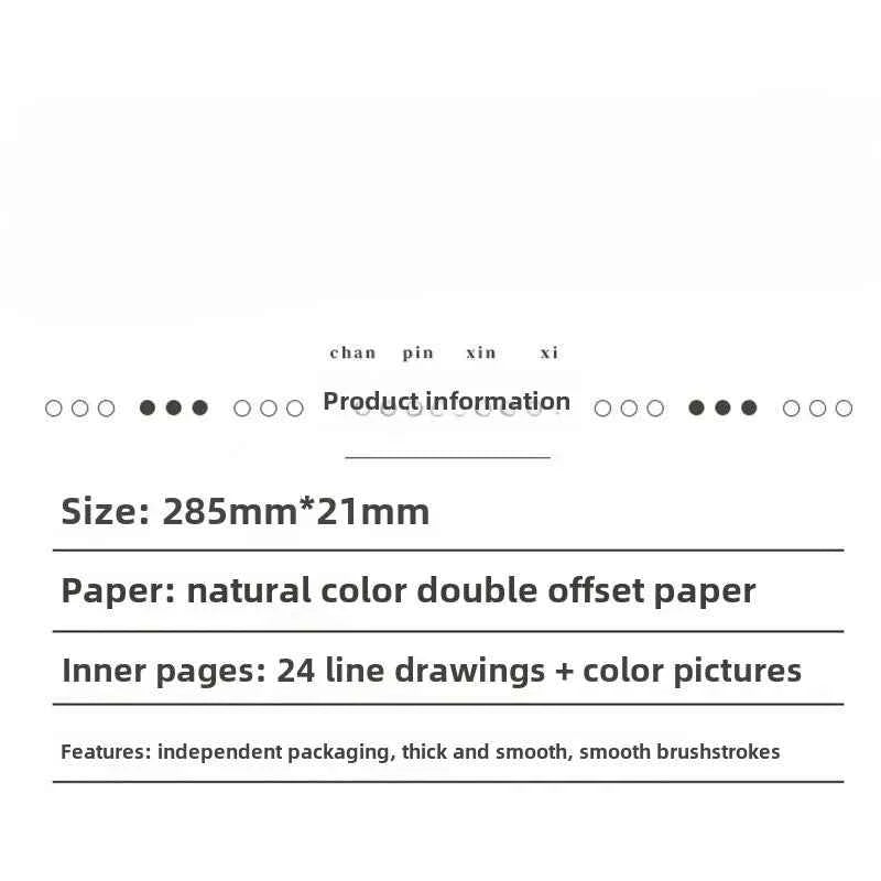 24pcs Jujutsu Kaisen Characters Colorful Cartoon Art Book for Drawing and Improving Your Skills