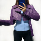 GO BALLISTIC Women's Sheepskin Leather Jacket - Short, Colorful