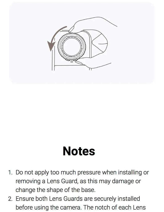 Insta360 X5 Lens Guard Protector Standard or Premium Tempered Glass For Insta 360 X5 Original Accessories