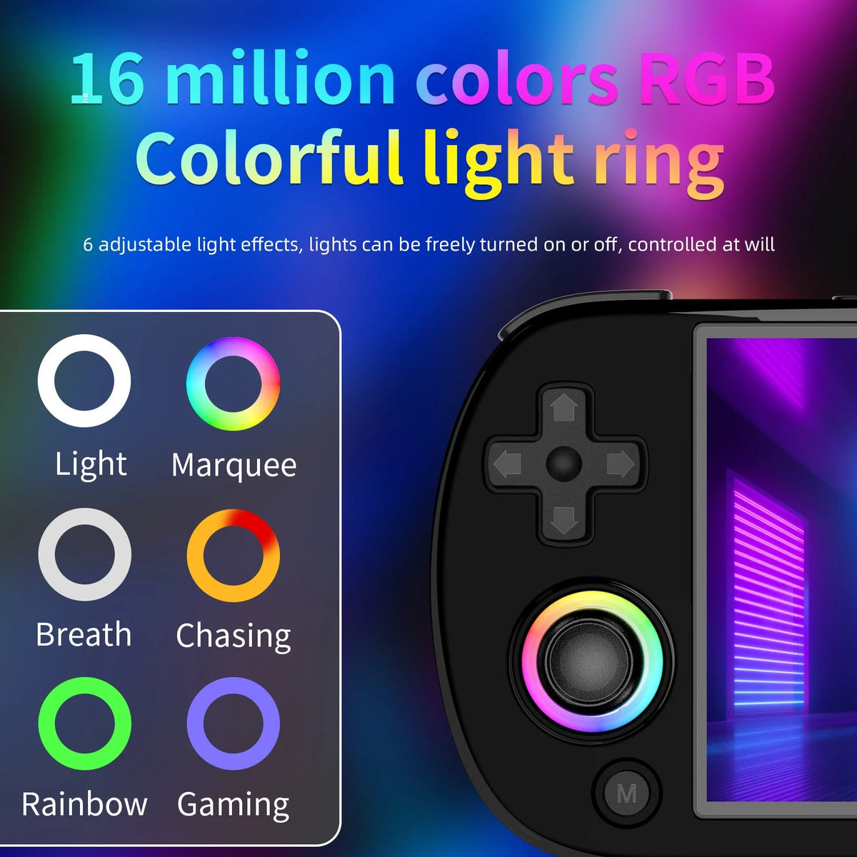 ANBERNIC RG40XX H Handheld Game Console Linux 64-bit System 4.0 inch IPS 3200mAh Retro Video Gaming Console 64G 5000+ Games Gift SS69
