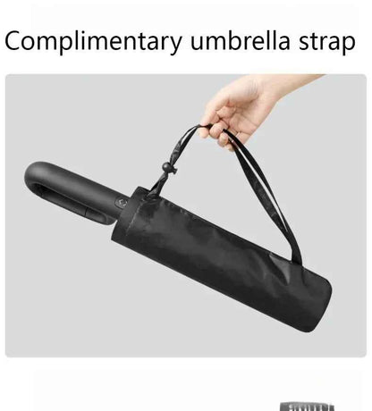 Automatic Umbrella for Men Women Fully Opened Ring Buckle Design 20 Ribs Extra Large Folding Strong Sunshade Double Umbrella
