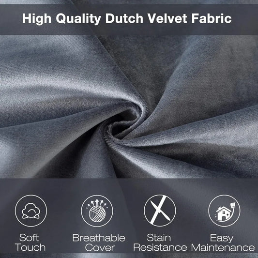 5 Large Memory Foam Filled Bean Bag Chairs for W/Filling,Ultra Soft Dutch Velvet Cover,Round Fluffy Lazy Sofa for Living Room