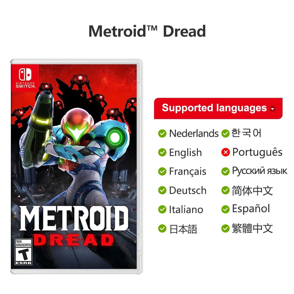 Metroid Dread Nintendo Switch Game Deals 100% Original Physical Game Card Adventure Genre for Nintendo Switch Game Console SS69 59.69 Random Cover / CHINA