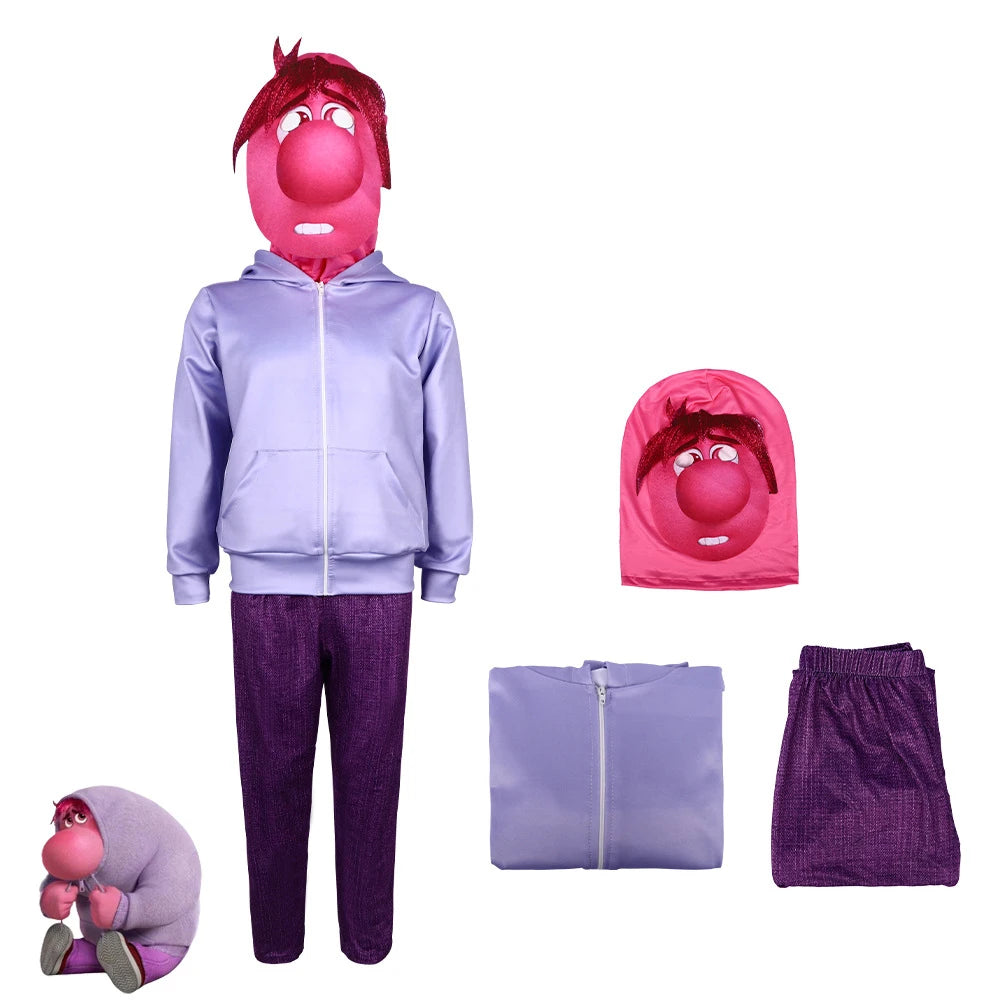 Inside Out Joy Cosplay Jumpsuit for Halloween & Conventions